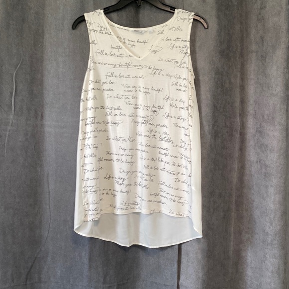Sleeveless Top, Inspirational notes - Picture 1 of 7